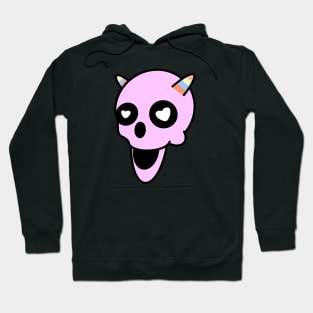 pinky skull Hoodie